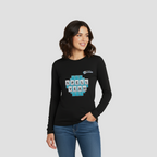 The "Spell Yeah" Long Sleeve Tee in Black by Wordscapes Solitaire