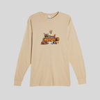 Wildlife Long Sleeve Tee in Mushroom by Wordscapes