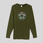 Shirt' Long Sleeve Tee in Army Green by Wordscapes