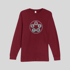 Shirt' Long Sleeve Tee in Burgundy by Wordscapes
