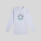 Shirt' Long Sleeve Tee in Heather Grey by Wordscapes