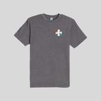 Butterfly Crossword Tee in Charcoal by Wordscapes