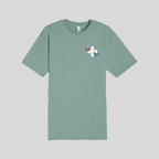 Butterfly Crossword Tee in Sage by Wordscapes
