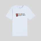 Rock Card Tee in Dusty Blue by Wordscapes