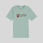 Rock Card Tee in Salem Green by Wordscapes