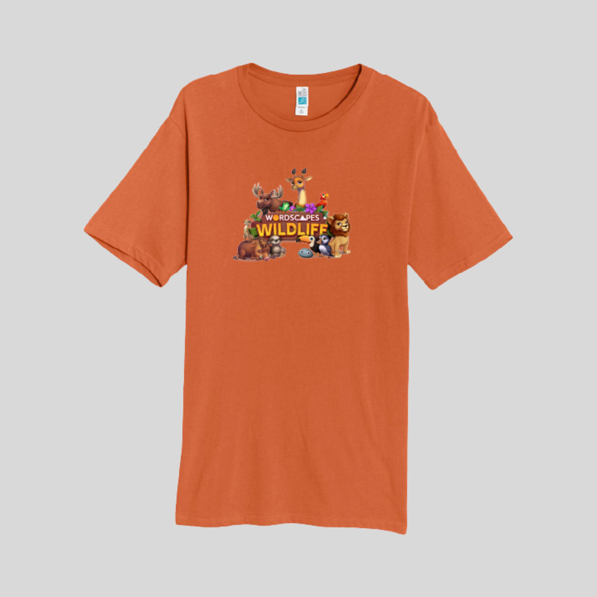 Wildlife Tee in Copper by Wordscapes
