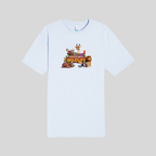 Wildlife Tee in Dusty Blue by Wordscapes