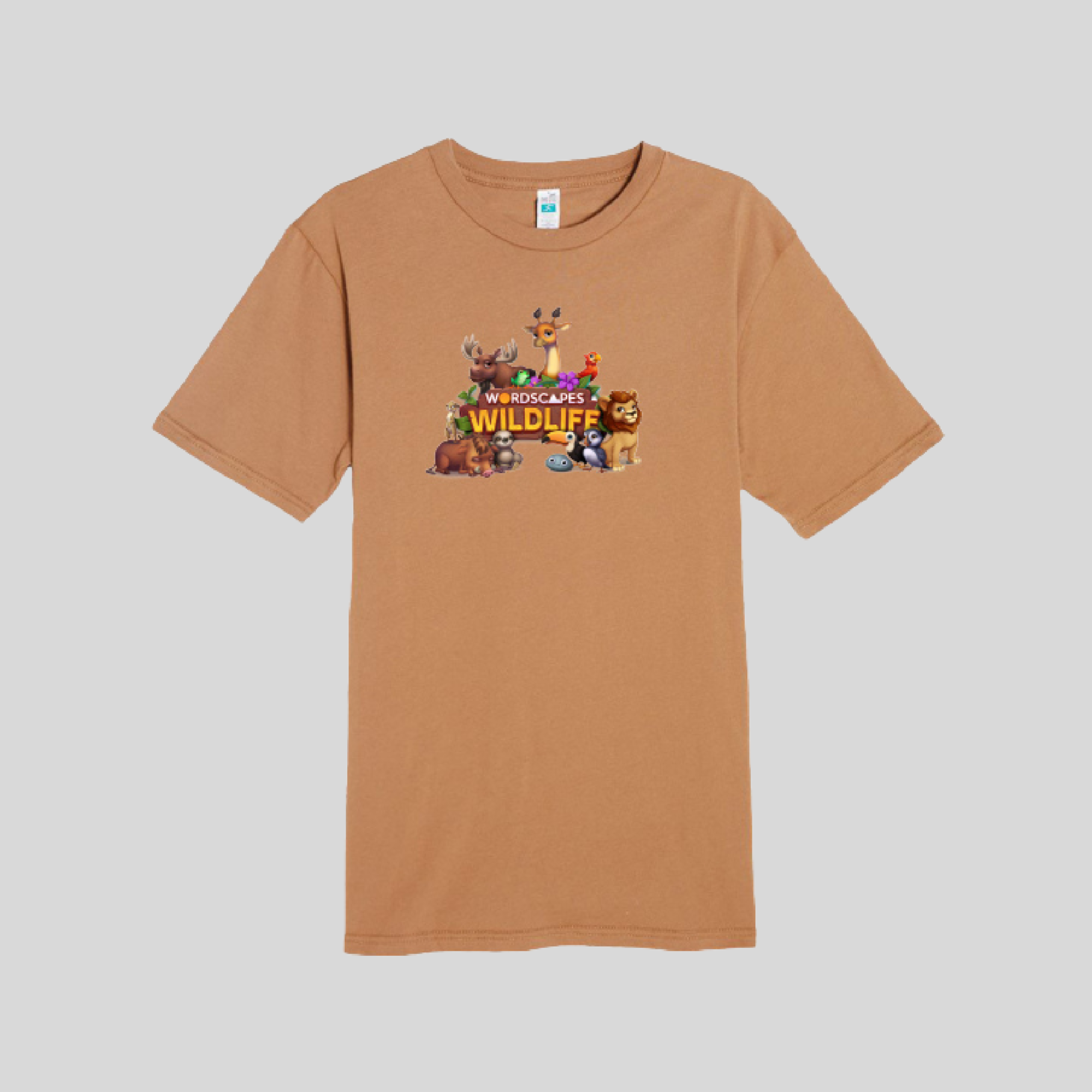 Wildlife Tee in Toasted Coconut by Wordscapes