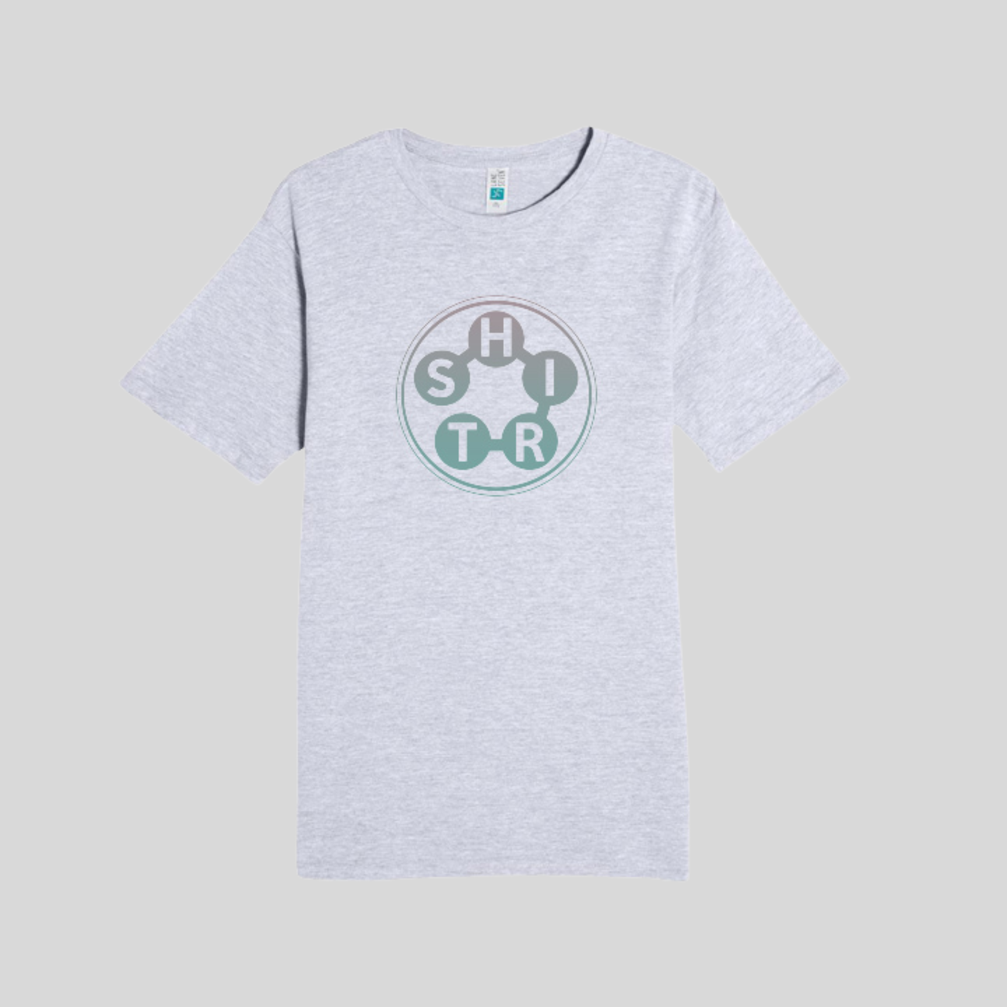 Shirt Tee in Heather Grey by Wordscapes