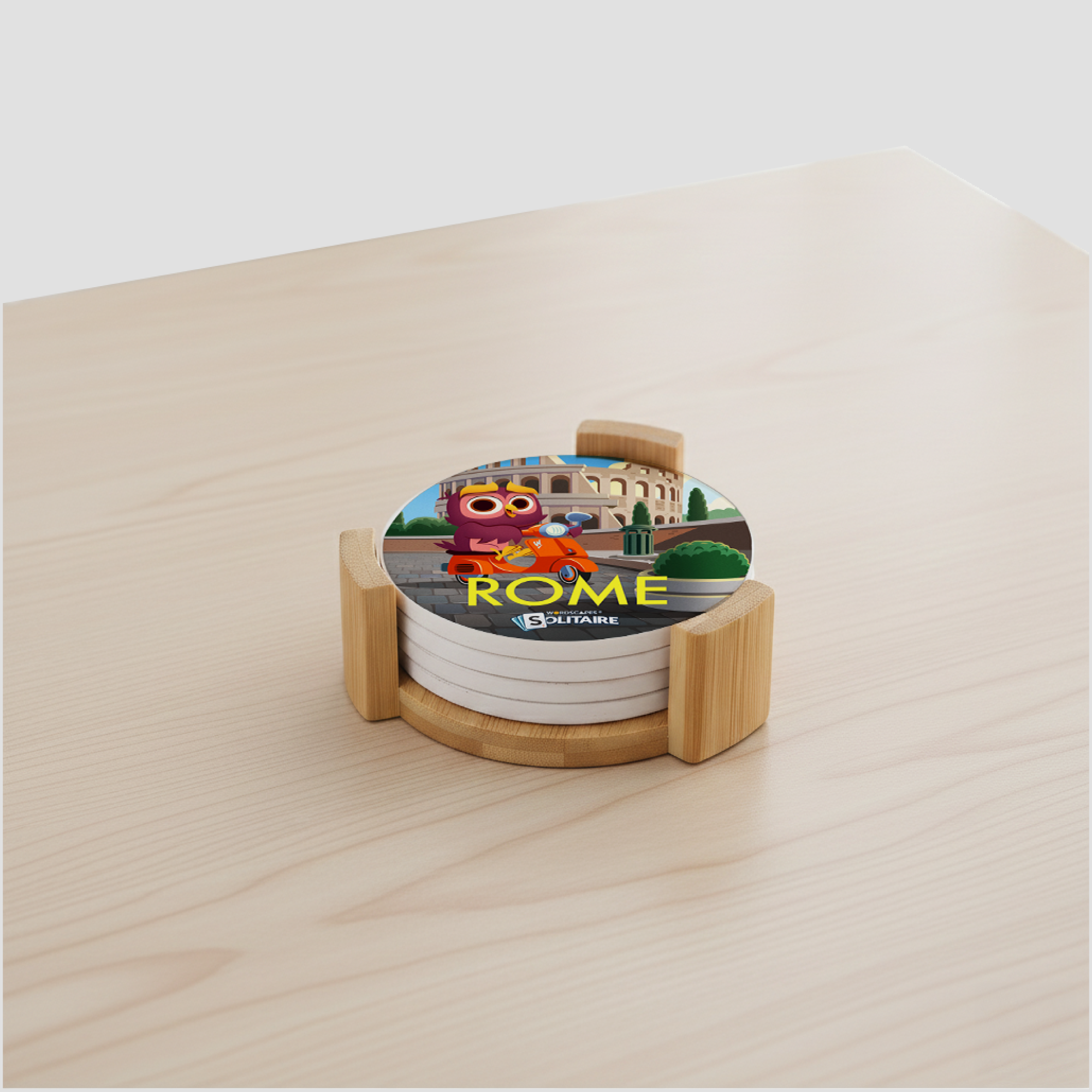 Wordscapes Solitaire Coaster Set