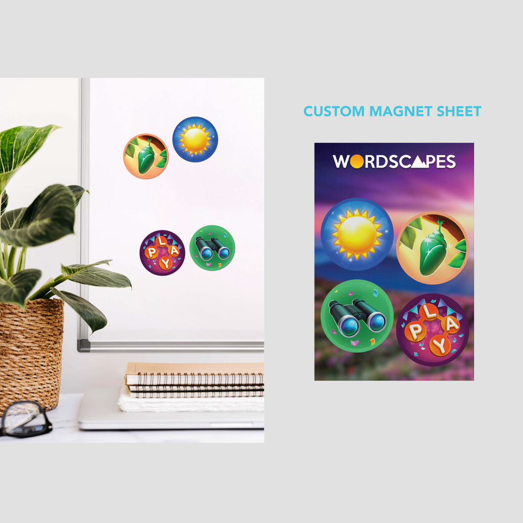 The Wordscapes Magnet Sheet (2 Options)