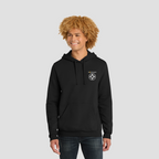 Black Wordscapes Fleece Hoodie