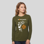 Wordscapes The Flight Graphic Long Sleeve Shirt – Army Green