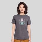 The Wordscapes Charcoal Heather Fade Tee